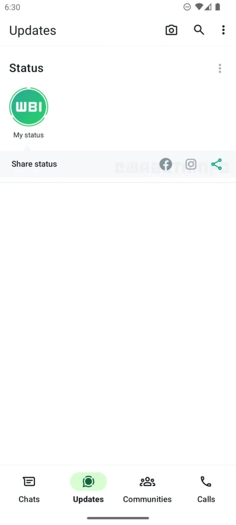 WA SHARE STATUS UPDATE INSTAGRAM