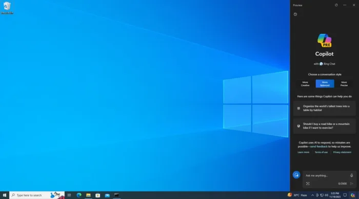 Windows 10 introduit l’IA Copilot avec la dernière mise à jour cumulative