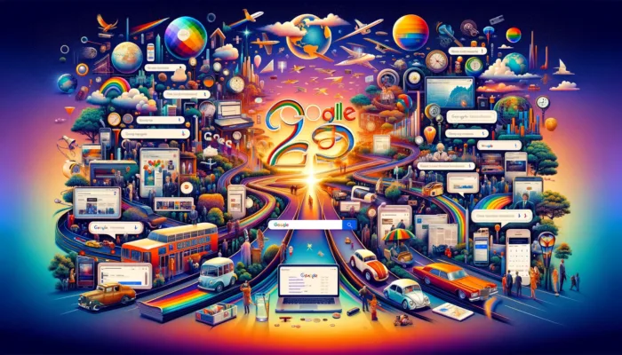 Google fête 25 ans de recherche : un voyage nostalgique dans les tendances globales