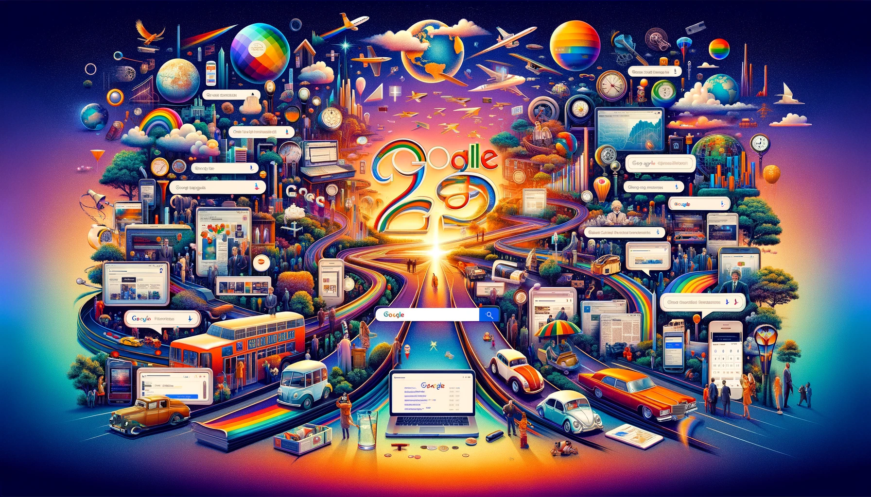 Google fête 25 ans de recherche : un voyage nostalgique dans les tendances globales