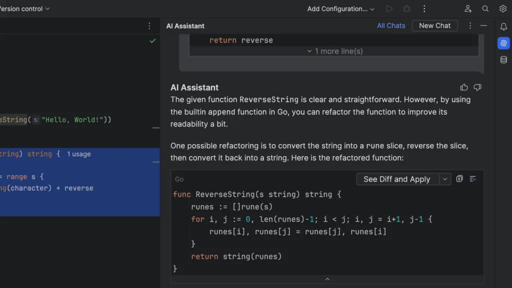 refactoring chat 1