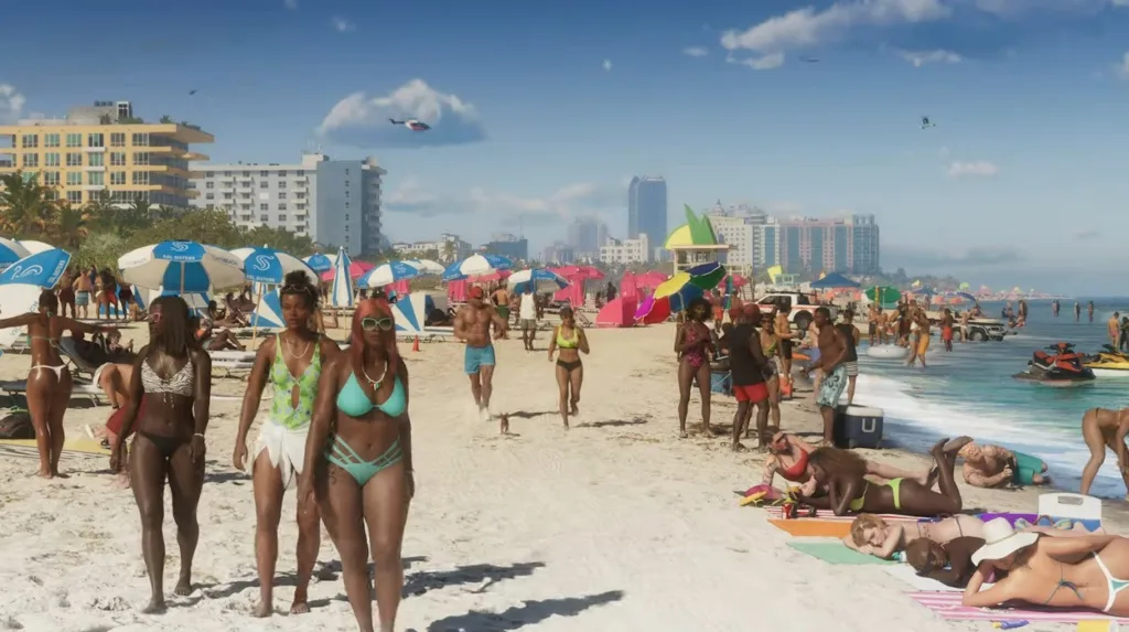 Voici un premier aperçu des lieux Vice City dans GTA 6 51 vice city beach closeup