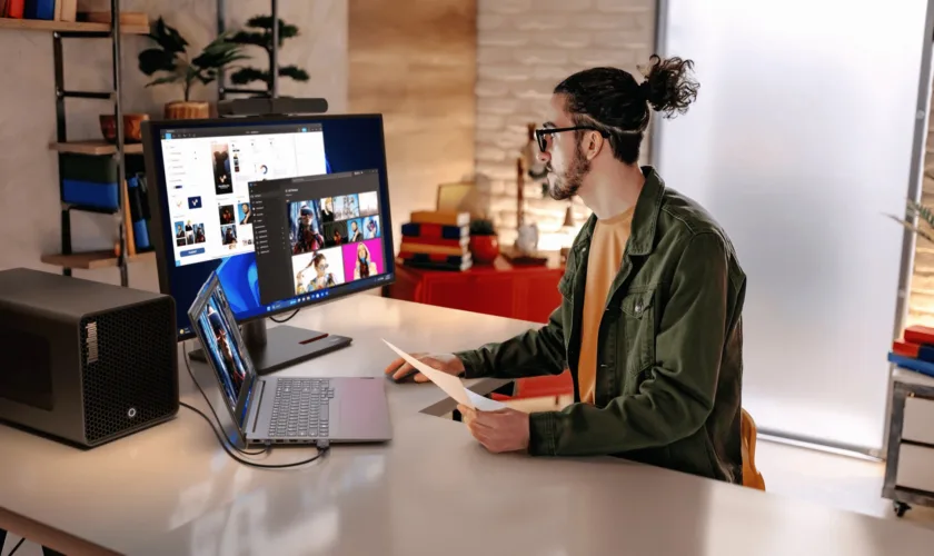 CES 2024 : Lenovo présente ses nouveaux ThinkBook et ThinkCentre 89 01a Thinkbook 16 Intel O Culink