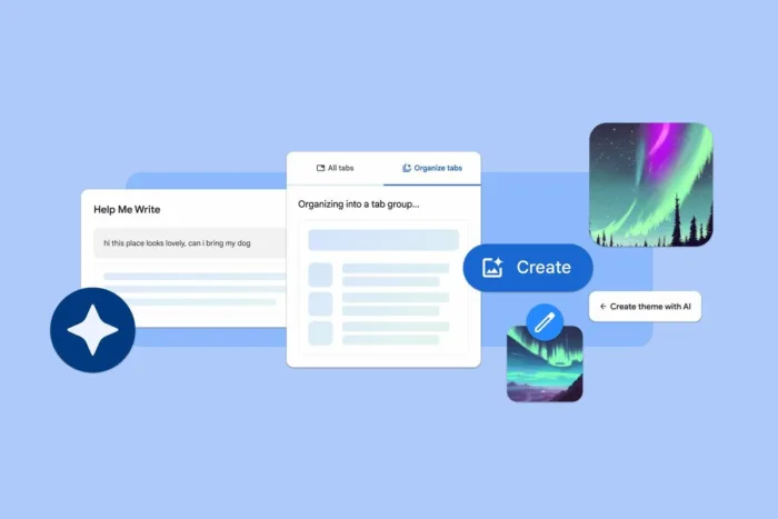 Google utilise l’IA pour organiser et personnaliser votre navigateur Chrome