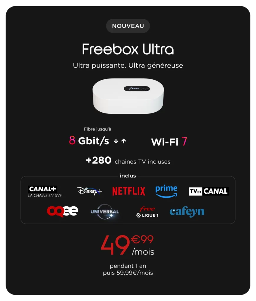 Lancement de la Freebox Ultra : Free propulse le Wi-Fi 7 dans les foyers 55 GFFLy6wXAAAobqT
