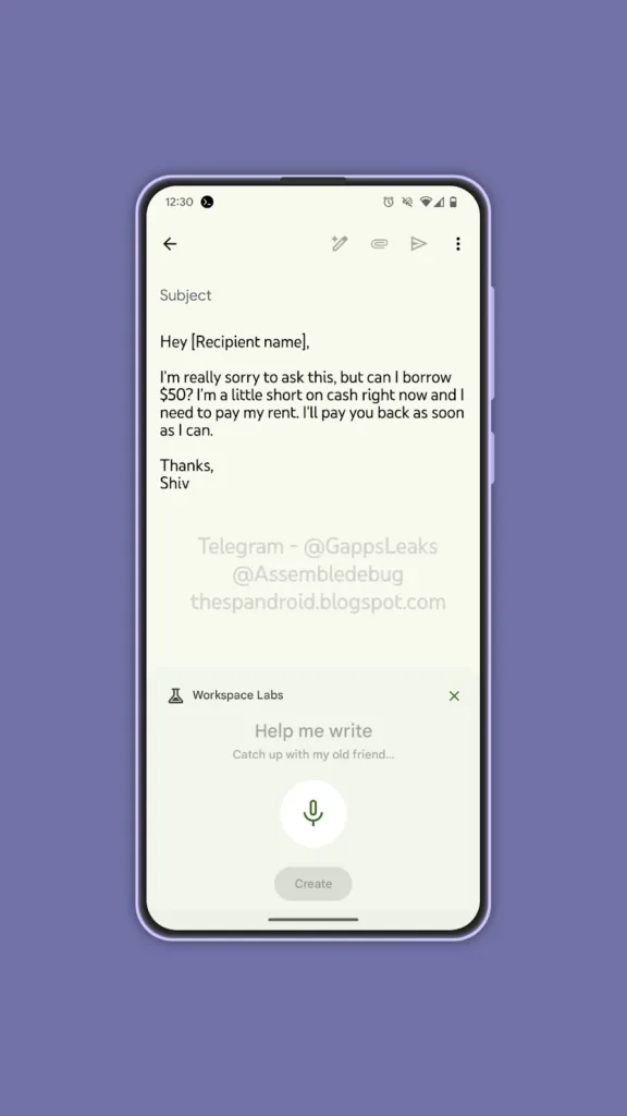 Gmail pousse l'IA plus loin : dictez, l'IA compose votre e-mail 52 IMG ORG 1705822633783