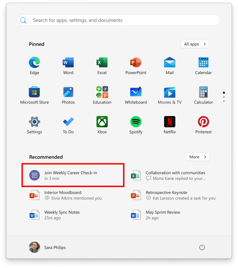 join meeting start recommended 9