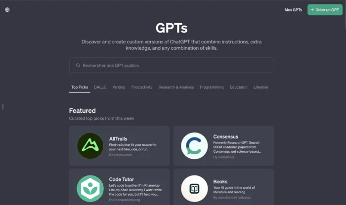 OpenAI lance le GPT Store, mais le partage des revenus reste à venir