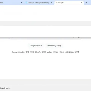 Chrome chat with Gemini shortcut