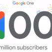 Google One 10 million Subscriber