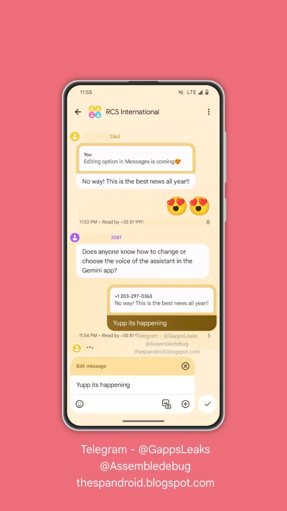 Fin des regrets post-envoi : Google Messages travaille sur une option de correction 47 IMG ORG 1708022073545