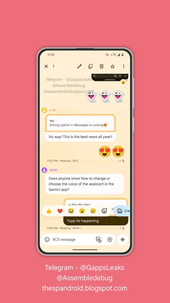 Fin des regrets post-envoi : Google Messages travaille sur une option de correction 46 IMG ORG 1708022073644
