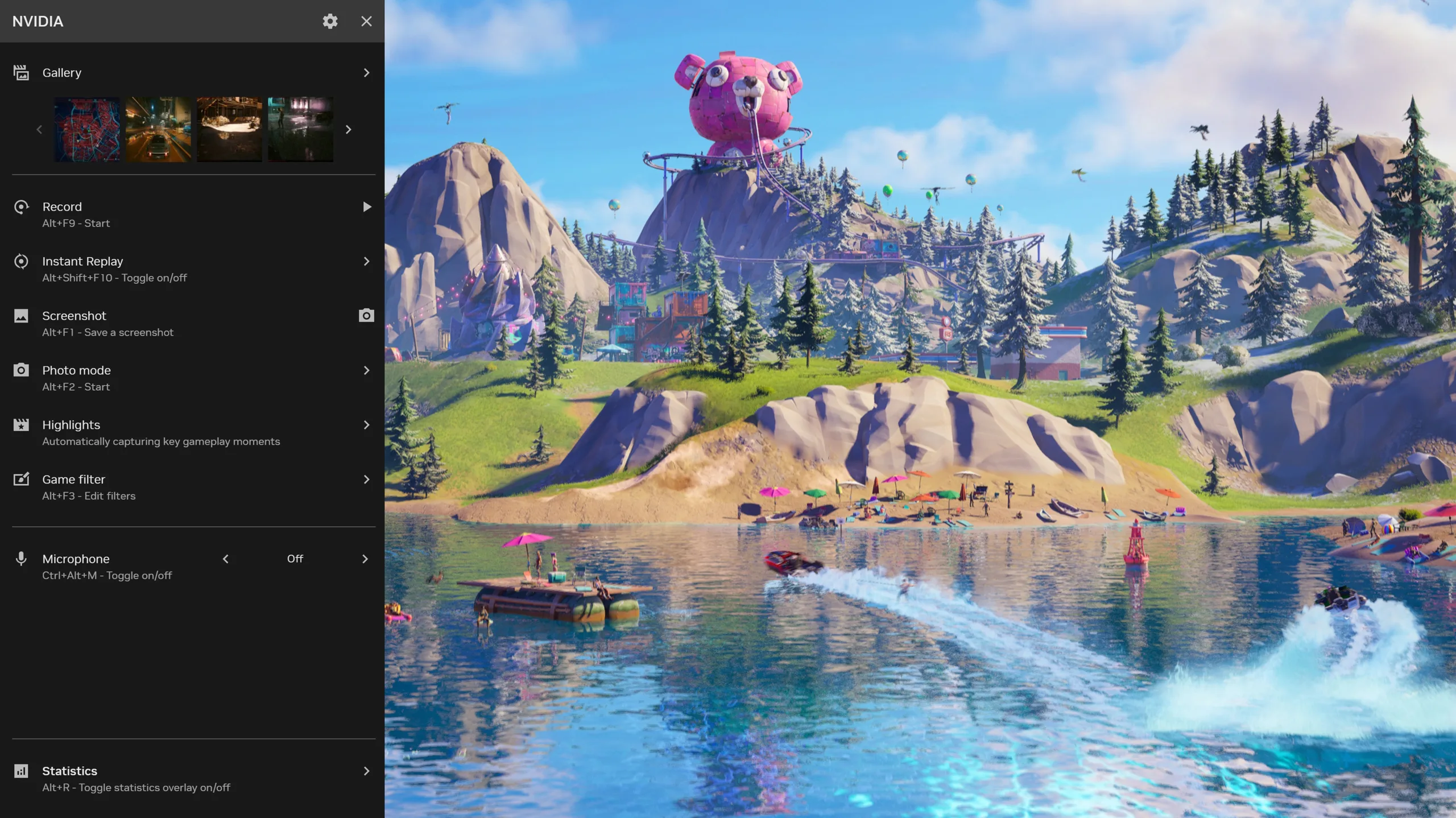 nvidia app in game overlay scaled