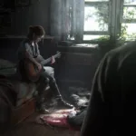 Ellie playing Guitar