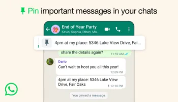 English WhatsApp 3 Pinned Messag