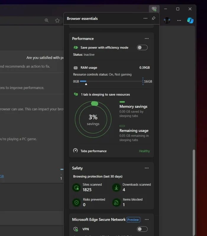 Microsoft Edge réinvente le gaming sur PC avec sa gestion de la RAM