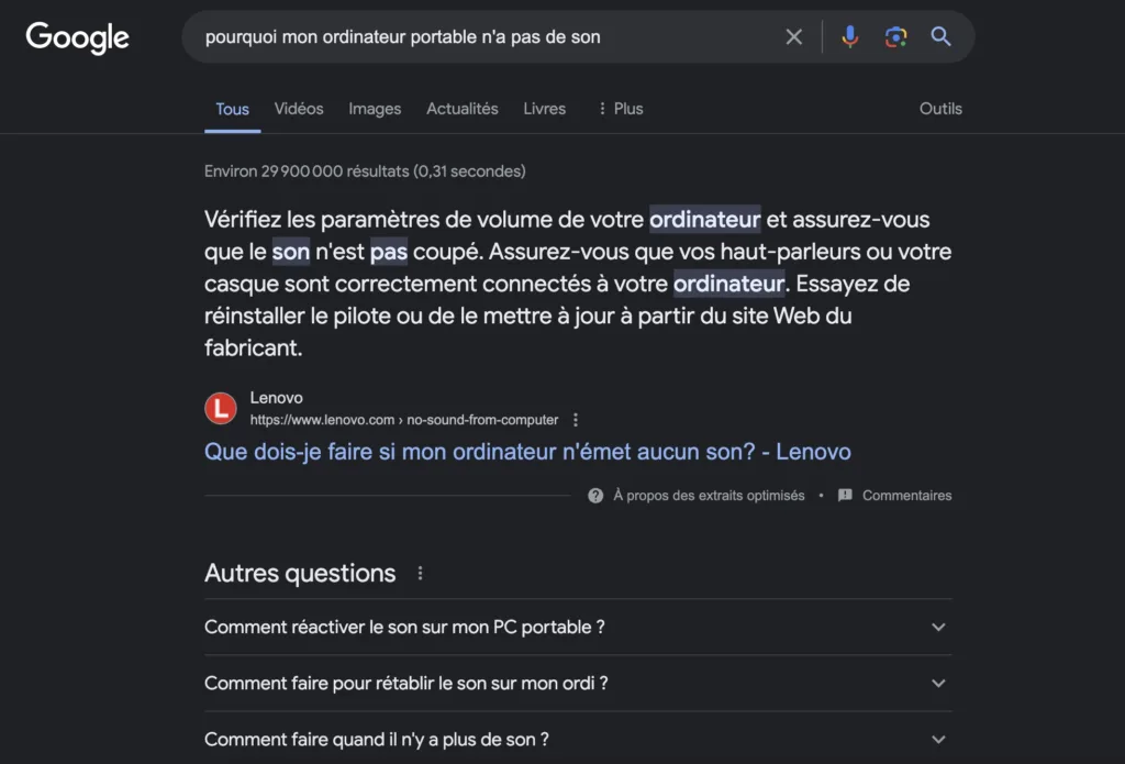 Google vs Bing : Qui dominera la recherche en ligne en 2024 ? 39 Screen 2024 04 07 14.56.43