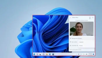 Windows 11 new Studio Effects