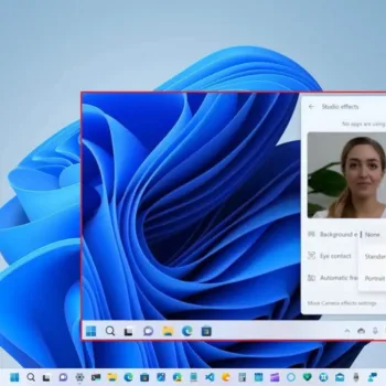 Windows 11 new Studio Effects