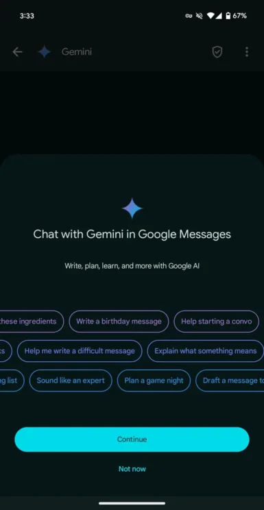 gemini google messages beta 2 jpg