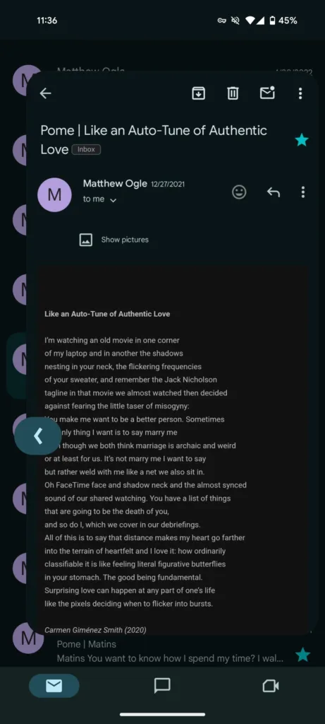 Gmail et Google Agenda pionniers du Retour prédictif sur Android 51 gmail in app predictive back 1