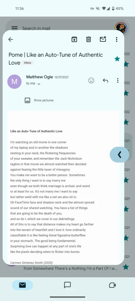 Gmail et Google Agenda pionniers du Retour prédictif sur Android 52 gmail in app predictive back 2