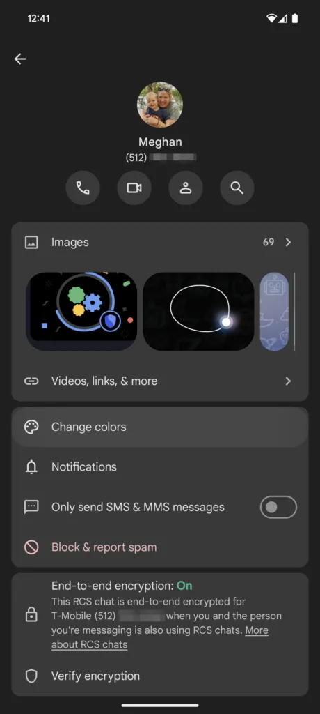 Personnalisez votre discussion avec les nouveaux thèmes de Google Messages 52 google messages rcs colors 1