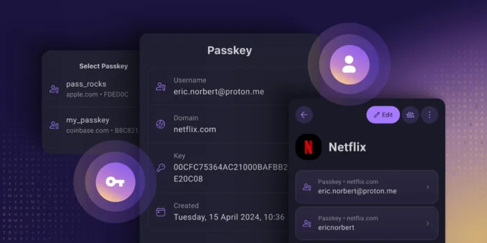 Proton Pass réinvente la sécurité : l’ère du passkey est là