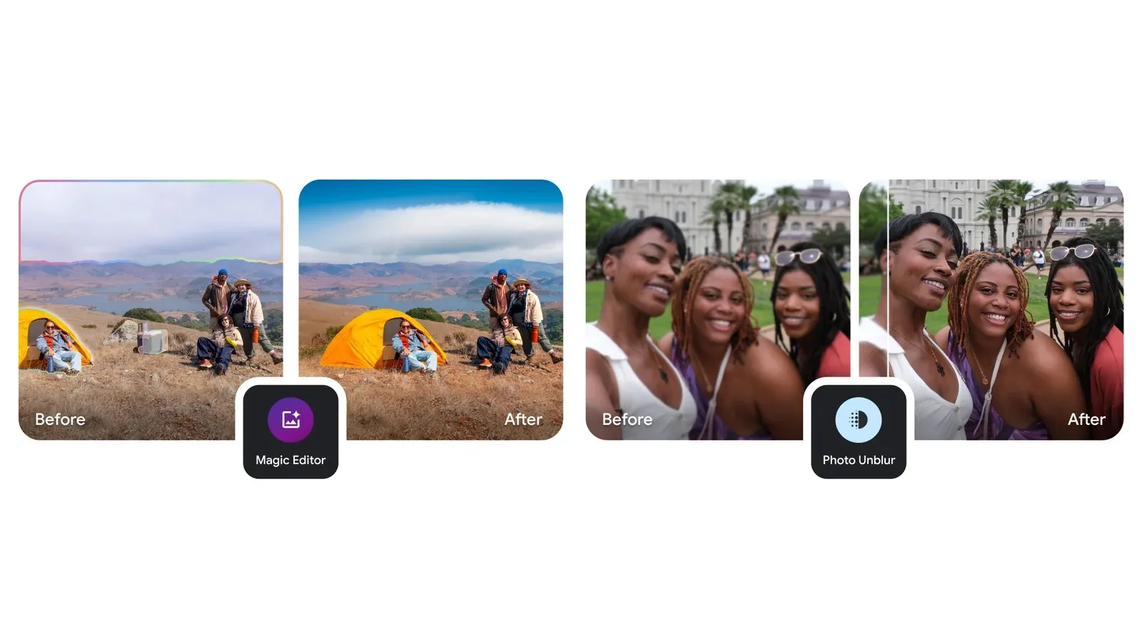Google Photos a annoncé que plusieurs de ses fonctionnalités de retouche alimentées par l'IA, telles que la Gomme Magique, Photo Unblur, et Portrait Light, seront désormais gratuites pour tous les utilisateurs à partir du 15 mai.