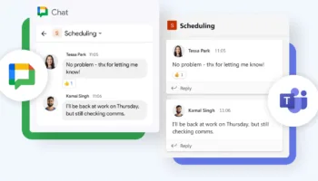 Interopérabilité complète : Google Chat, Microsoft Teams et Slack réunis sur Google Workspace