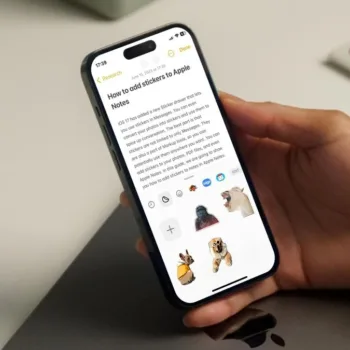 Nouveautés iOS 18 : Enregistrement audio intégré dans Notes