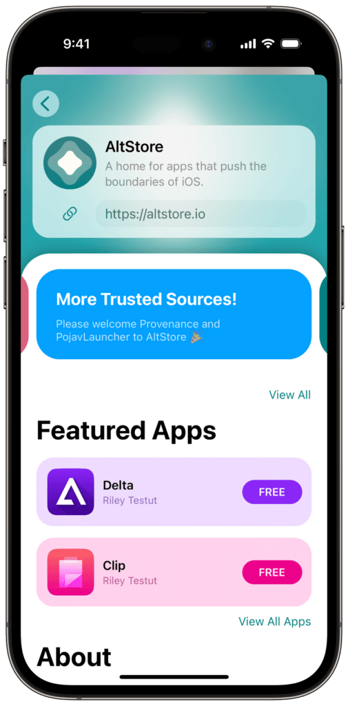 AltStore PAL : Première boutique d'applications tierces pour iOS en UE post-DMA 47 Monday 08 May 2023 162140 p 800