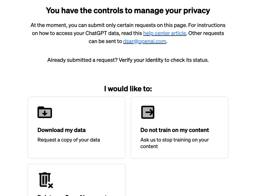 Comment désactiver l'entraînement des modèles sans perdre l'historique sur ChatGPT ? 77 Screen 2024 04 03 07.24.00