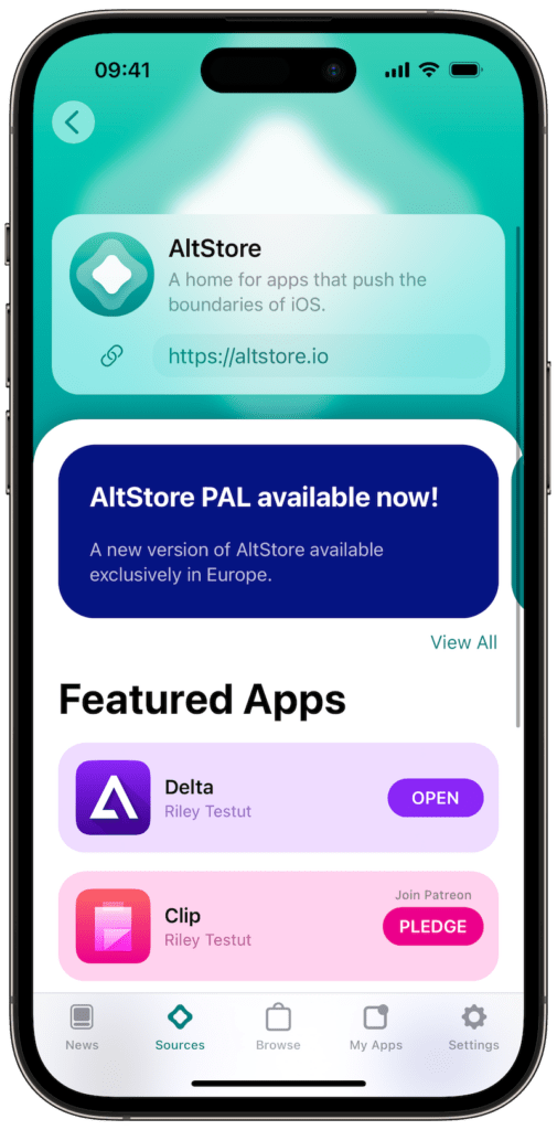 AltStore PAL : Première boutique d'applications tierces pour iOS en UE post-DMA 46 altstore source