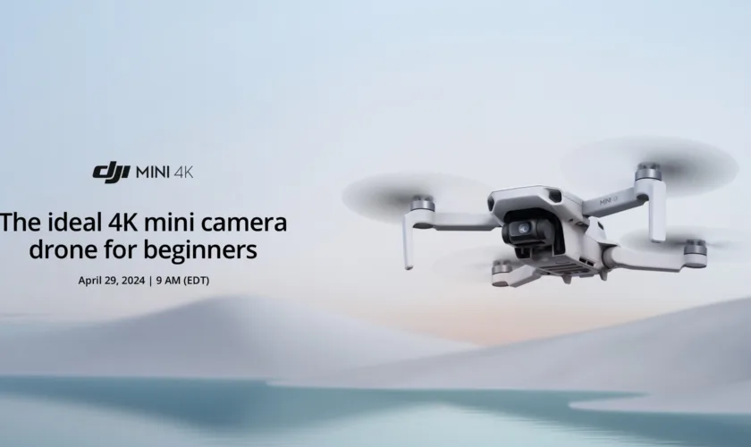 Premier coup d'oeil sur le DJI Mini 4K : Lancement le 29 avril