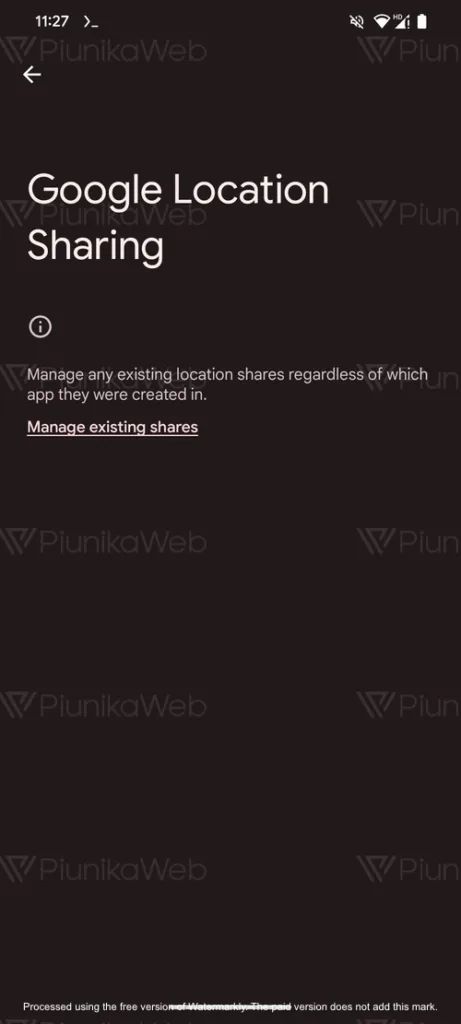 Découverte d'un hub de partage de localisation pour Android par Google 52 google location sharing setting