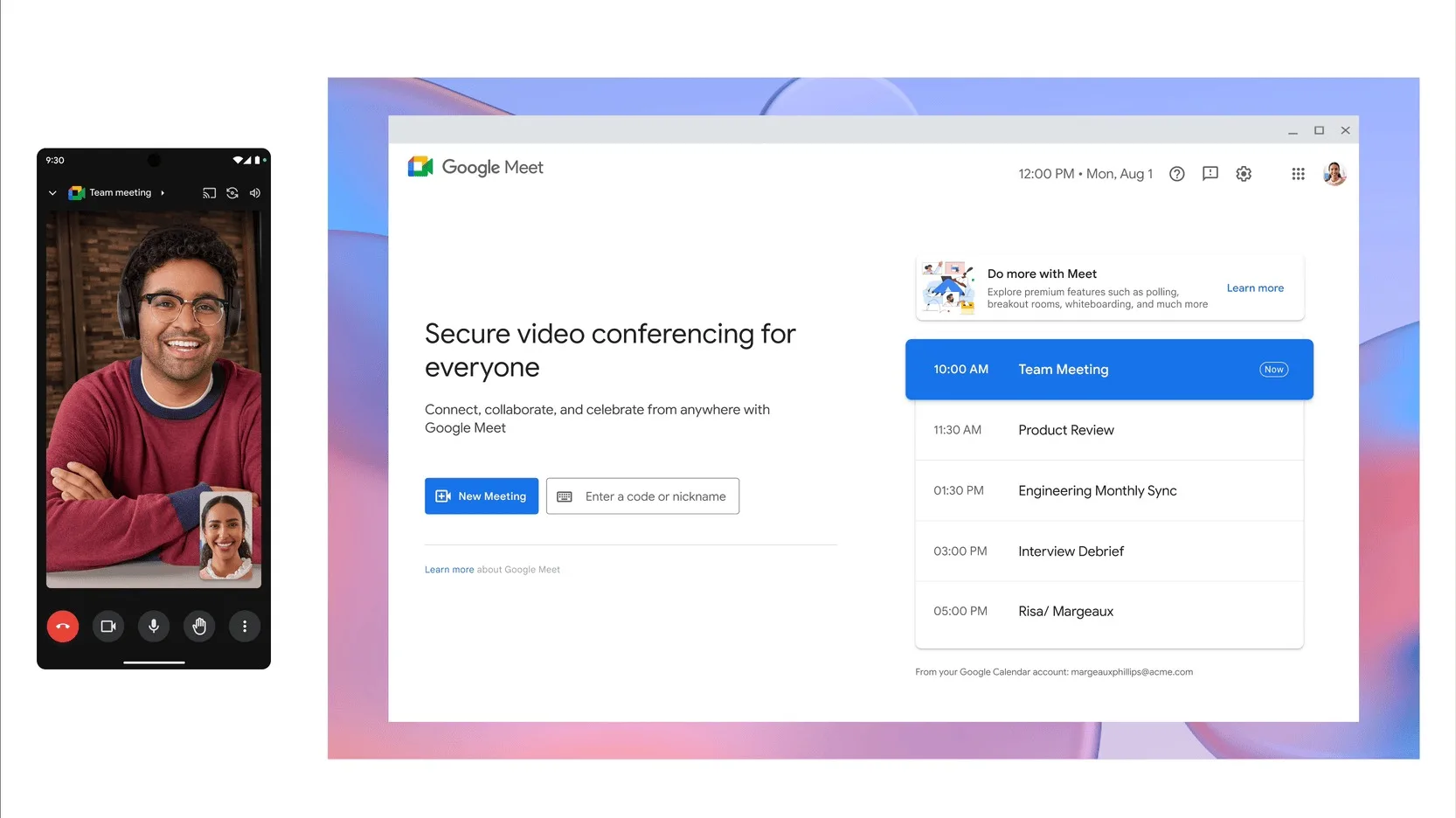 Google Meet simplifie le transfert d'appels entre appareils avec Transférer ici