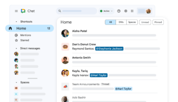 Google Chat intègre les appels audio et vidéo dans les Espaces