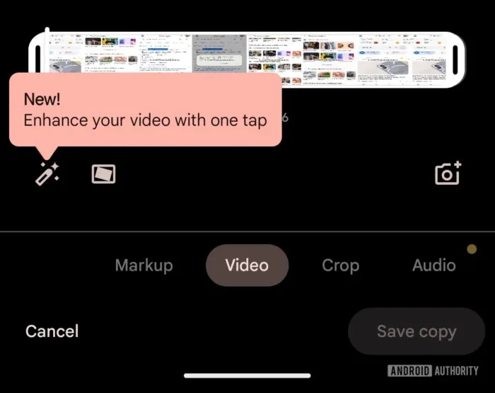 Nouvelle fonctionnalité de Google Photos : Améliorez vos vidéos en un clic
