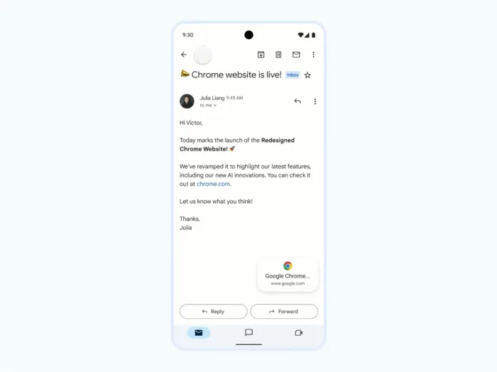 Google Chrome propose désormais des onglets réduits sur Android