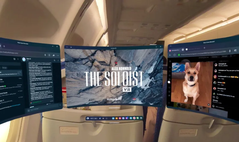 Meta révolutionne le divertissement en vol avec le mode Voyage pour Quest 2 et 3