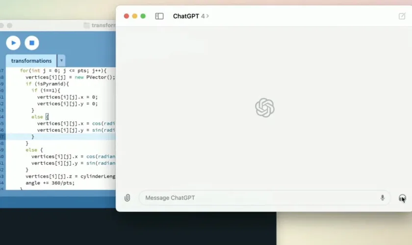 OpenAI dévoile l'application de bureau ChatGPT pour macOS