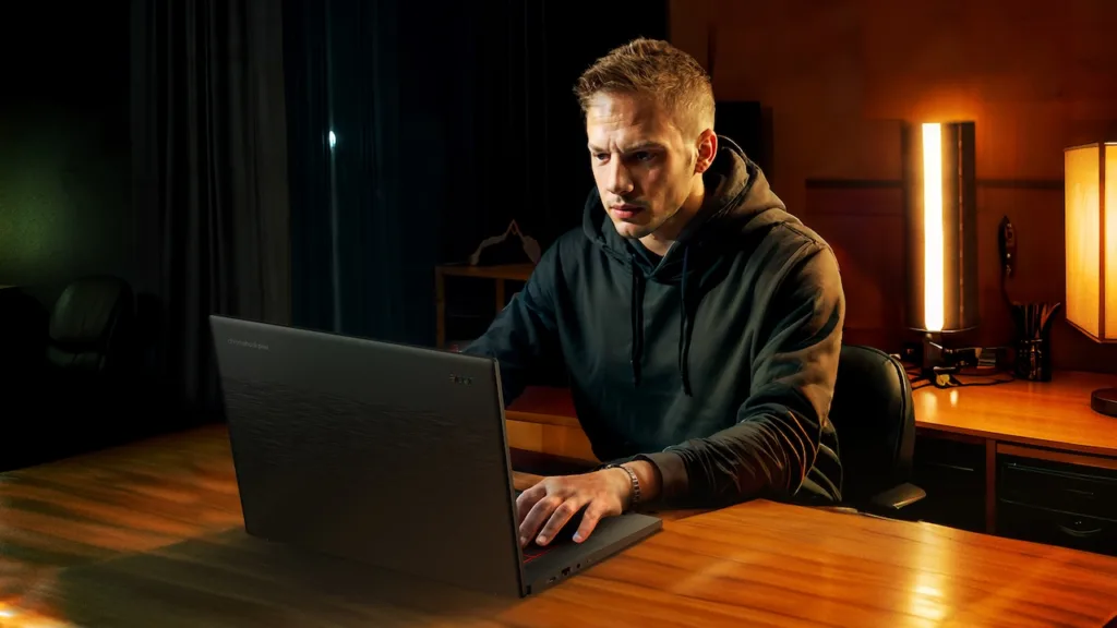 Acer dévoile les Chromebook Plus haut de gamme : Spin 714 et 516 GE 51 chromebook plus 516GE LS03