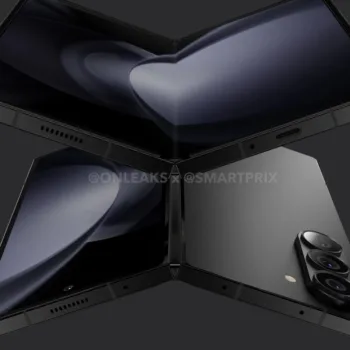 Samsung Galaxy Z Fold 6 : Moins de pli, plus de durabilité pour l’été 2024