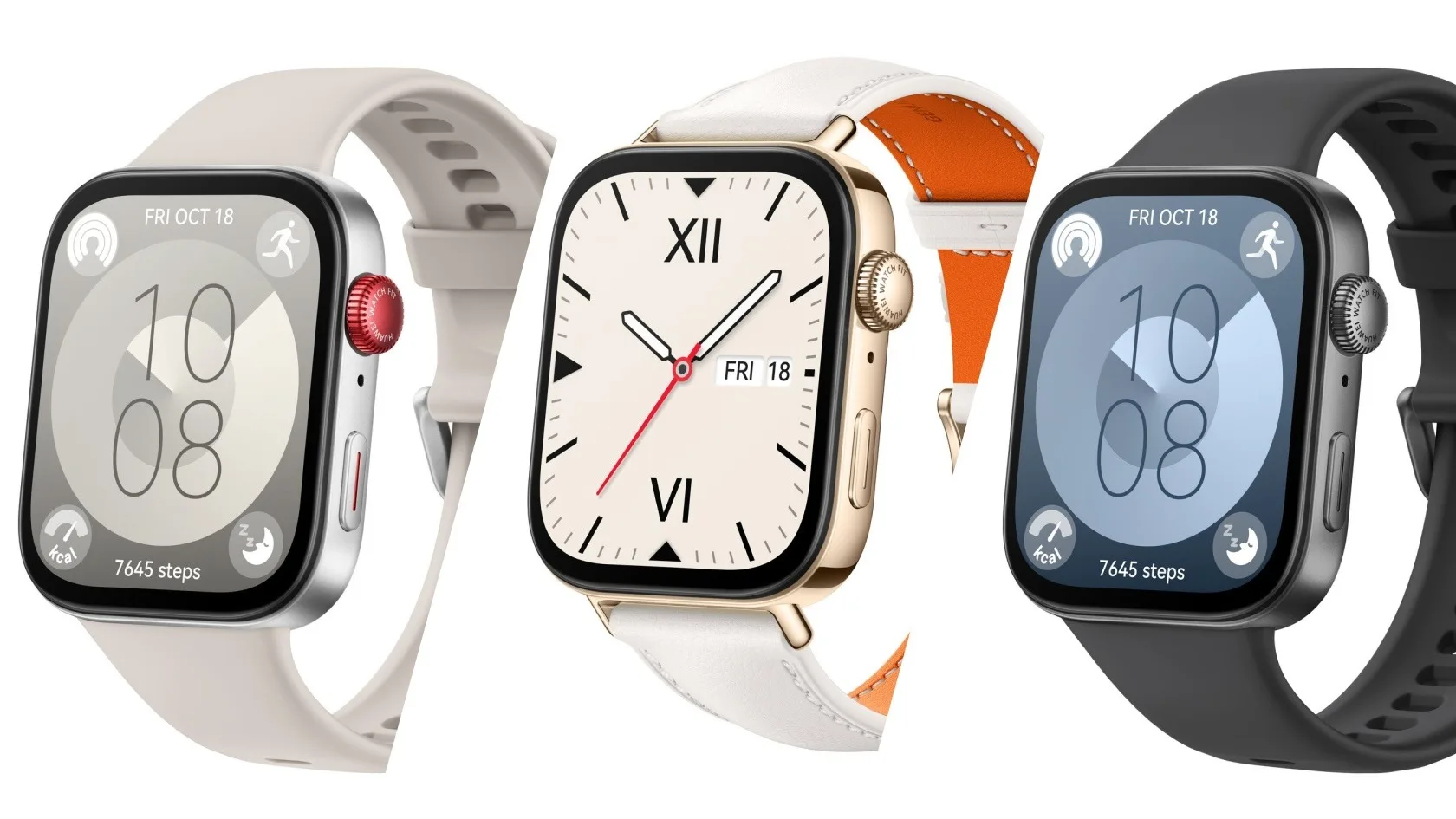 La Huawei Watch Fit 3 arrive : Un design évoquant l'Apple Watch et des fonctions optimisées