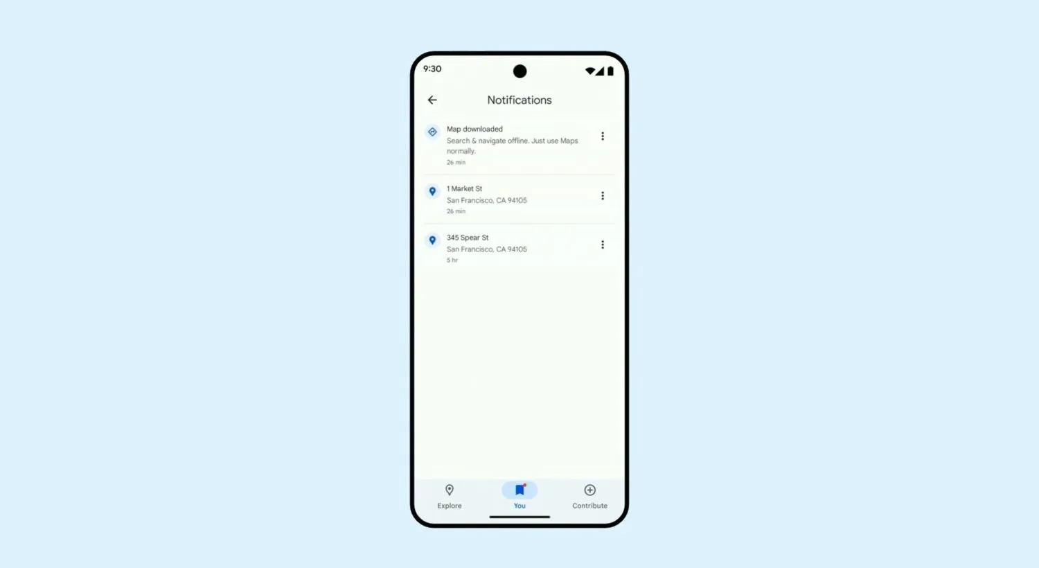 Google Maps introduit un nouvel onglet Vous et simplifie la navigation sur Android