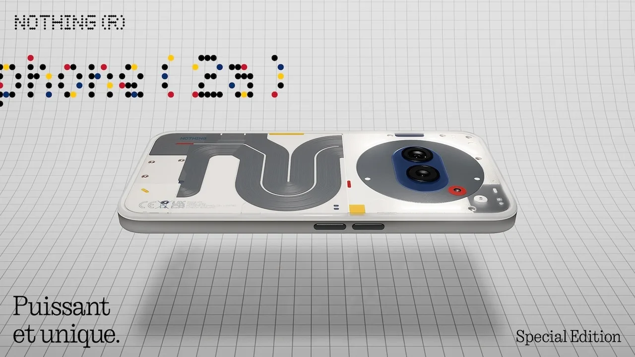 Nothing dévoile le Phone (2a) Special Edition : Un design transparent aux couleurs primaires