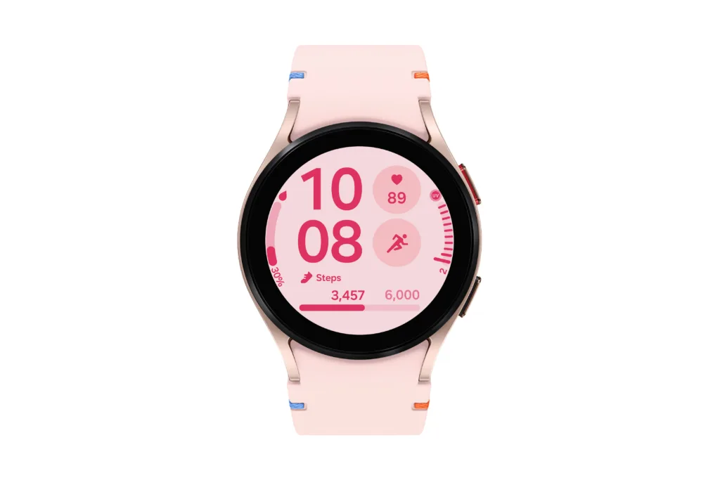 007 galaxy watch fe pinkgold front