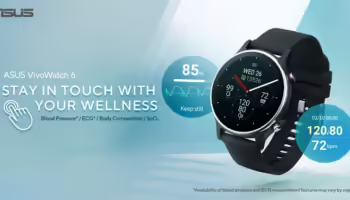 Asus VivoWatch 6 : La première smartwatch à mesurer la pression artérielle et l’ECG avec les doigts