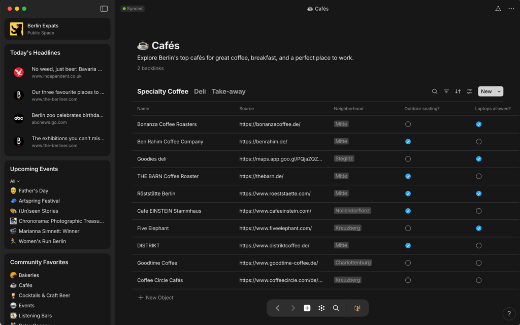 Anytype : Une alternative open source à Notion pour une confidentialité optimale 47 2 community cafes noshadow